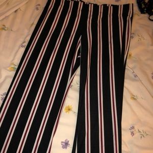 Flare out fitted pants